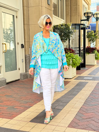 TROPICAL AQUA MARINE JACKET