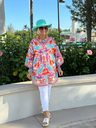 KEY WEST MANGO TROPICS BEACH COVER -UP FINAL SALE