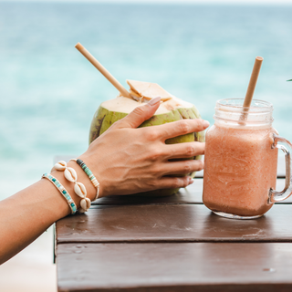 Courtney Braided Puka Shell Bracelet