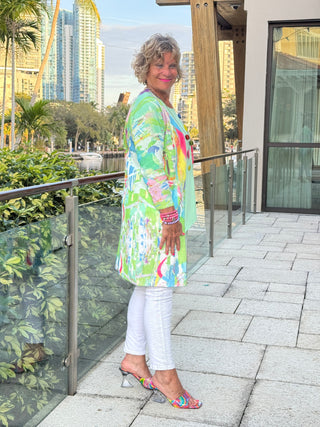 ETHYL SPLASH OF COLOR CARDIGAN