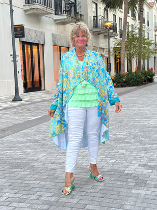 TROPICAL AQUA MARINE JACKET