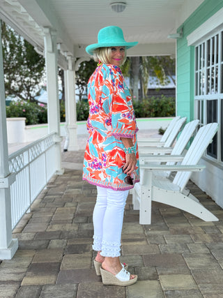 KEY WEST MANGO TROPICS BEACH COVER -UP FINAL SALE