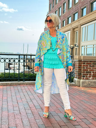 TROPICAL AQUA MARINE JACKET