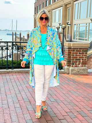 TROPICAL AQUA MARINE JACKET