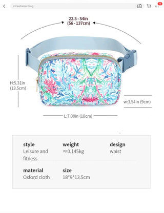 VILOET  SEAWEED FANNY PACK