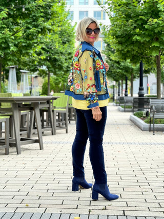 AFTERNOON AT THE GARDEN LACE NAVY JACKET