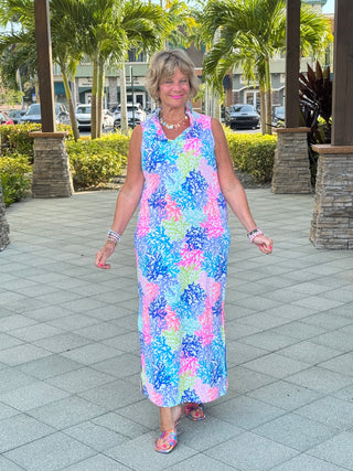 SALINA REEF RUFFLE MAXI