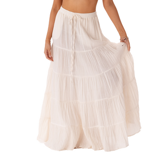 Cream Shipwrecked Maxi Skirt