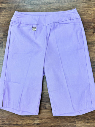 LULU-B LILAC 10" SHORT BERMUDA SHORT