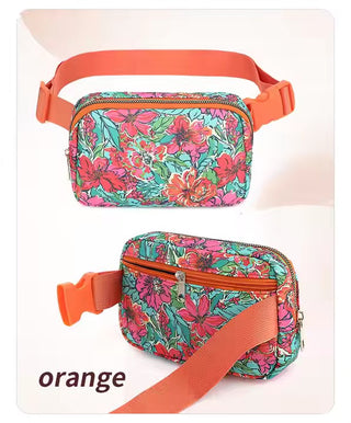 ORANGE MESSENGER CROSSBODY BAG