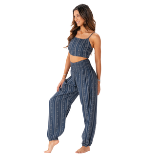 Lahu Tribal Print Harem Pants