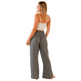 Granite Wide Leg Cotton Pants