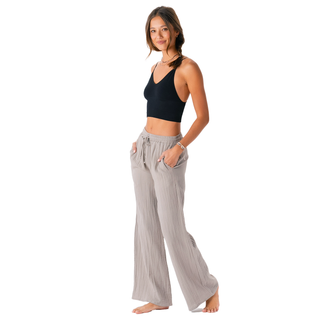 Stone Cotton Cabana Pants