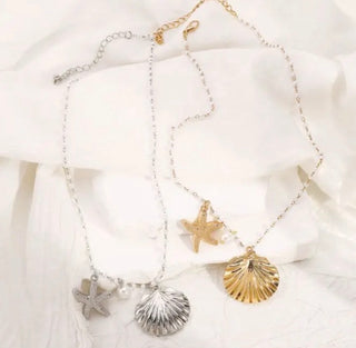 SEASHELL DROP NECKLACE