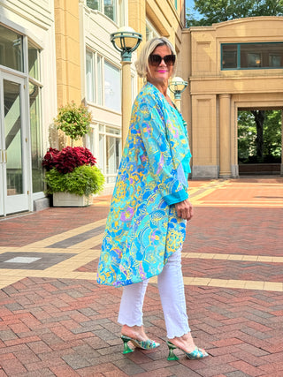 TROPICAL AQUA MARINE JACKET