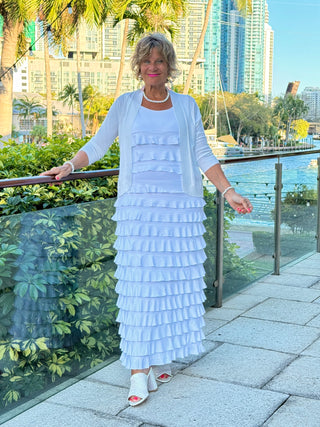 LULU-B WHITE CHA CHA MAXI DRESS