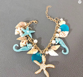 STARFISH BEACH MULTI AQUA BRACELET