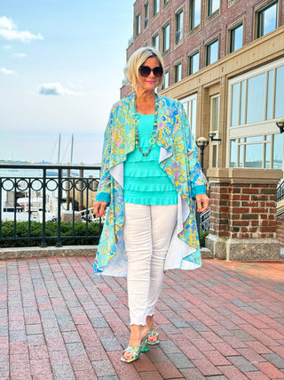 TROPICAL AQUA MARINE JACKET