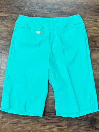 LULU-B SEA GLASS AQUA 10"SHORTS