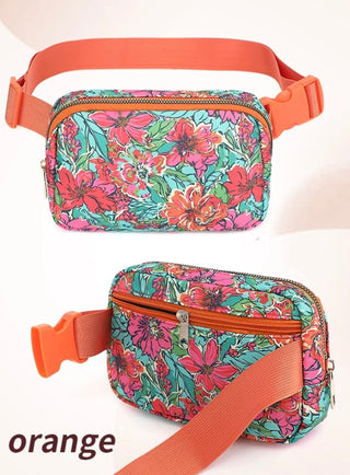 ORANGE MESSENGER CROSSBODY BAG