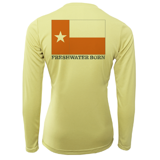 Austin Freshwater Born Women's Long Sleeve UPF 50+ Dry-Fit Shirt