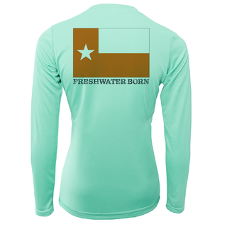 Austin Freshwater Born Women's Long Sleeve UPF 50+ Dry-Fit Shirt