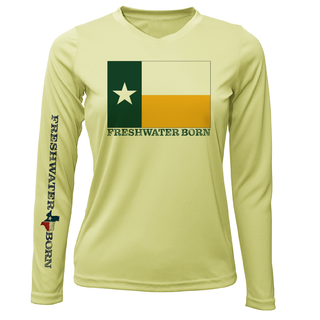 Baylor Edition Freshwater Born Women's Long Sleeve UPF 50+ Dry-Fit Shirt