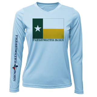 Baylor Edition Freshwater Born Women's Long Sleeve UPF 50+ Dry-Fit Shirt