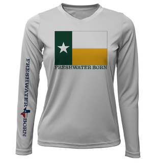 Baylor Edition Freshwater Born Women's Long Sleeve UPF 50+ Dry-Fit Shirt