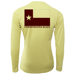 College Station Freshwater Born Women's Long Sleeve UPF 50+ Dry-Fit Shirt