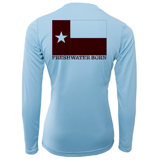 College Station Freshwater Born Women's Long Sleeve UPF 50+ Dry-Fit Shirt