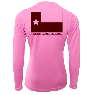 College Station Freshwater Born Women's Long Sleeve UPF 50+ Dry-Fit Shirt