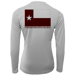 College Station Freshwater Born Women's Long Sleeve UPF 50+ Dry-Fit Shirt