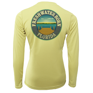 Florida Girl Freshwater Born Women's Long Sleeve UPF 50+ Dry-Fit Shirt