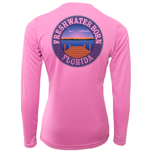 Florida Girl Freshwater Born Women's Long Sleeve UPF 50+ Dry-Fit Shirt