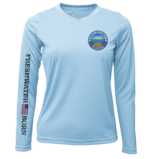 Florida Freshwater Born "Surrender The Booty" Women's Long Sleeve UPF 50+ Dry-Fit Shirt