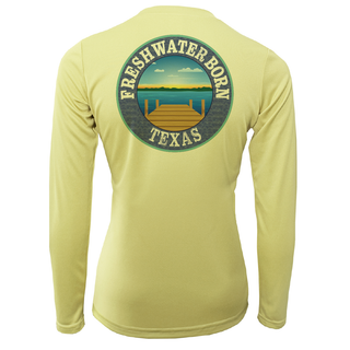 Baylor Edition Freshwater Born Women's Long Sleeve UPF 50+ Dry-Fit Shirt