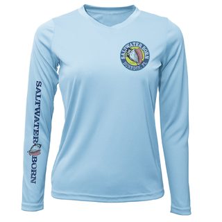 Dunedin, FL Kraken Women's Long Sleeve UPF 50+ Dry-Fit Shirt