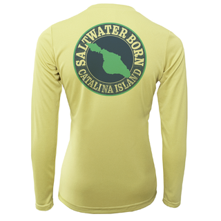 Catalina Island "Saltwater Heals Everything" Long Sleeve UPF 50+ Dry-Fit Shirt