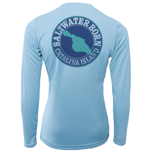 Catalina Island "Saltwater Heals Everything" Long Sleeve UPF 50+ Dry-Fit Shirt