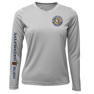 Key West Realistic Turtle Women's Long Sleeve UPF 50+ Dry-Fit Shirt