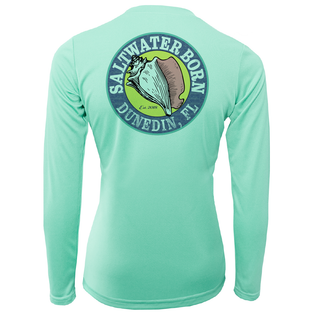 Dunedin, FL "Saltwater Hair Don't Care" Long Sleeve UPF 50+ Dry-Fit Shirt