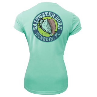 Dunedin Florida Girl Women's Short Sleeve UPF 50+ Dry-Fit Shirt