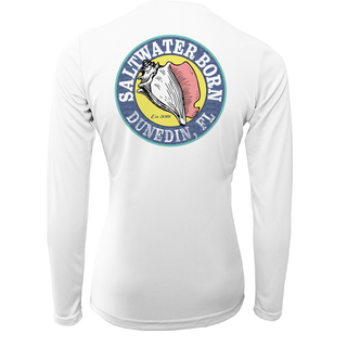 Dunedin, FL "Saltwater Hair Don't Care" Long Sleeve UPF 50+ Dry-Fit Shirt