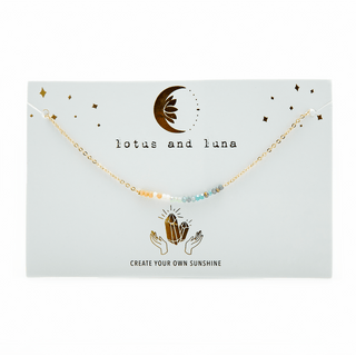 "Create Your Own Sunshine" Goddess Necklace