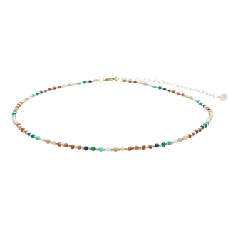 Master Healer 2mm Healing + Circles in the Sand Necklace Stack