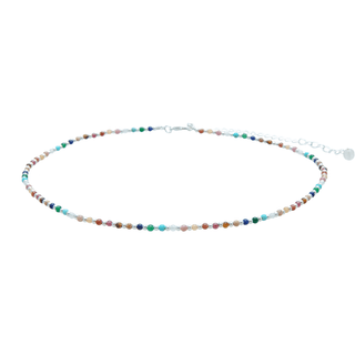 Master Healer 2mm Healing + Circles in the Sand Necklace Stack