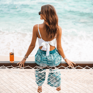 White Cruisin Crop Top