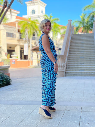 SEASIDE BLUE CHA CHA MAXI