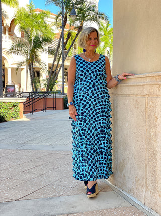 SEASIDE BLUE CHA CHA MAXI